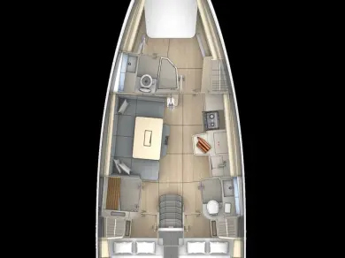 Pronájem Plachetnice v Frenchtown -Dufour Dufour 430