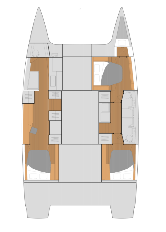 Pronajmout si Fountaine Pajot Fountaine Pajot Tanna 47 Maestro - 3 + 1 cab. v Marsh Harbour