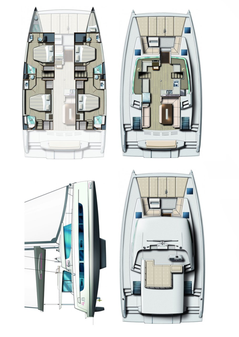 Katamarán k pronájmu v Marmaris za nejlepší cenu