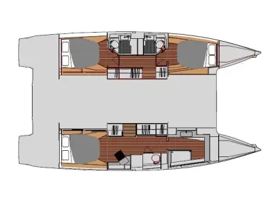 Pronajmout si Fountaine Pajot Astrea 42 v Marseille