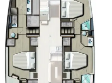 Pronajmout Katamarán se skipperem či ne Bali v Fethiye