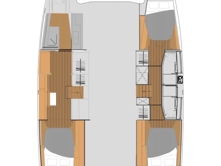 Pronájem Katamarán Fountaine Pajot s licencí