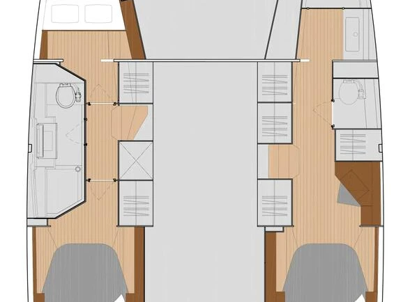 Pronájem Katamarán Fountaine Pajot s licencí