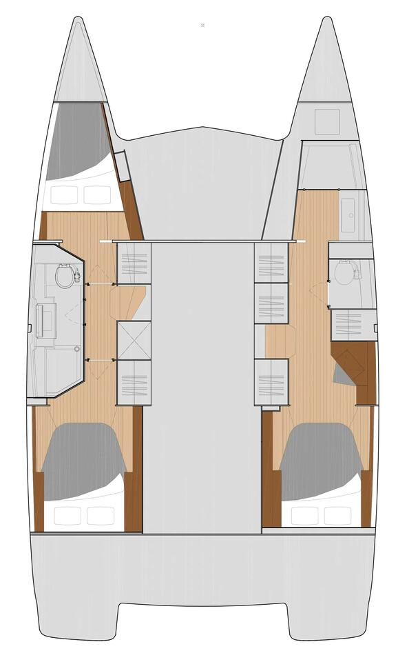 Pronájem Katamarán Fountaine Pajot s licencí