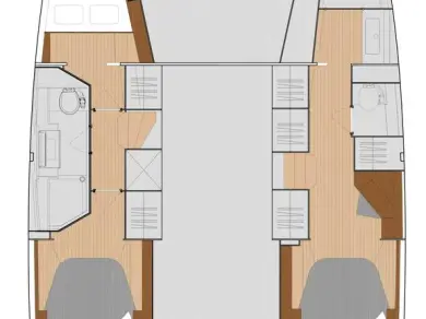 Pronájem Katamarán Fountaine Pajot s licencí