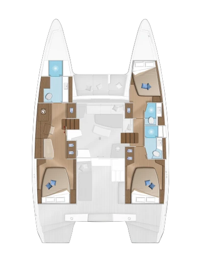 Lagoon Lagoon 42 jednotlivci a charterové společnosti v Rogoznica