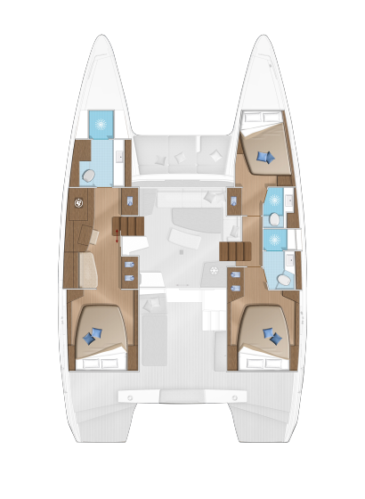 Lagoon Lagoon 42 jednotlivci a charterové společnosti v Rogoznica