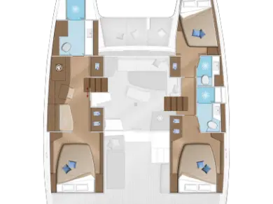 Lagoon Lagoon 42 jednotlivci a charterové společnosti v Rogoznica