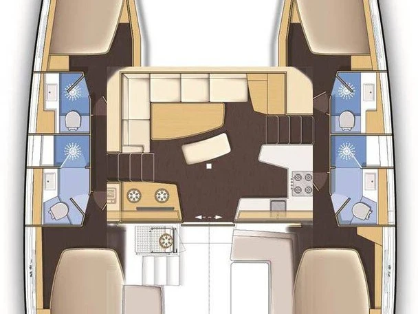 Pronájem jachty v Rogoznica -Lagoon Lagoon 42 na Samboatu