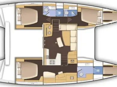 Pronájem lodi Rogoznica lákavé ceny Lagoon 42