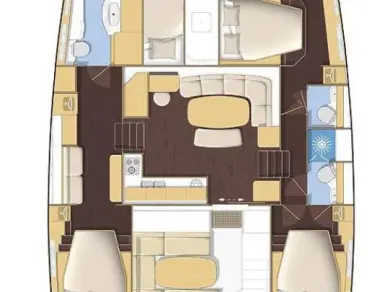 Pronájem Katamarán v Rogoznica -Lagoon Lagoon 421