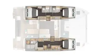 Pronájem lodi Lagoon Lagoon 43 v Rogoznica na Samboatu