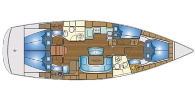 Pronajmout si Bavaria Cruiser 46 v Primošten 