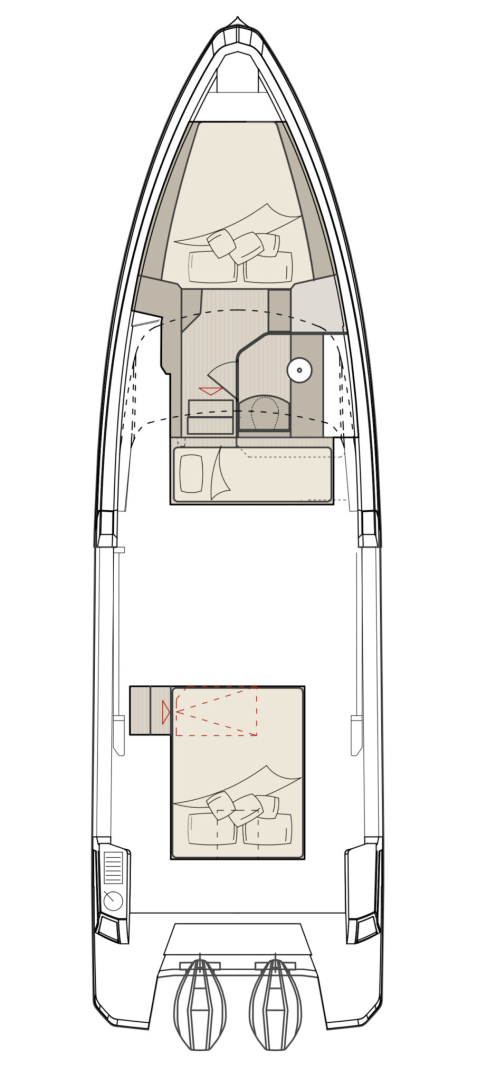 Pronájem lodi Sukošan lákavé ceny Saxdor 400 GTO
