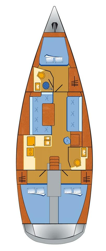 Pronájem Plachetnice Dufour s licencí