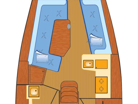 Pronájem jachty v Heiligenhafen -Hanse Hanse 320 na Samboatu