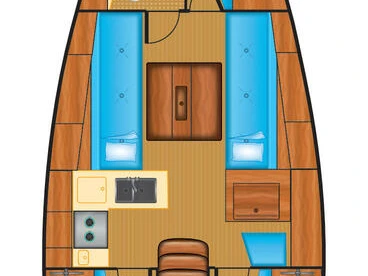 Pronájem Plachetnice v Heiligenhafen -Salona Salona 38