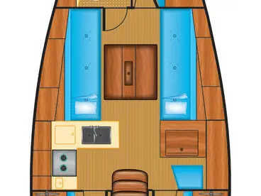 Pronájem Plachetnice v Heiligenhafen -Salona Salona 38