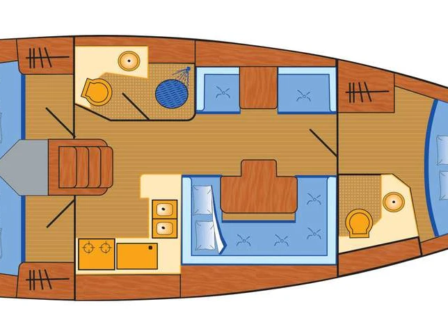 Pronajmout si Jeanneau Sun Odyssey 409 v Barth