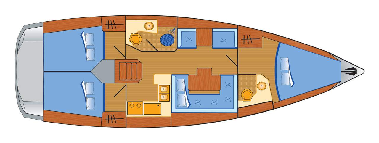 Pronajmout si Jeanneau Sun Odyssey 409 v Barth