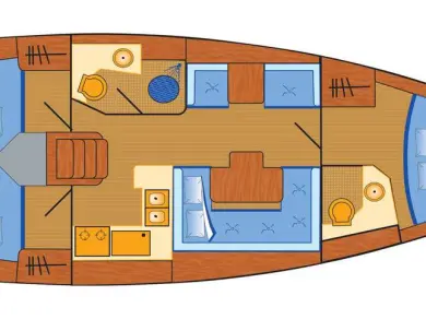 Pronajmout si Jeanneau Sun Odyssey 409 v Barth