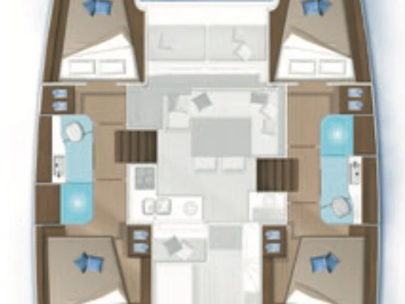 Pronájem Katamarán v Paraty -Lagoon Lagoon 40