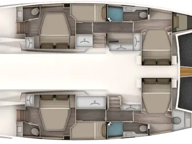 Pronájem Katamarán Aventura s licencí