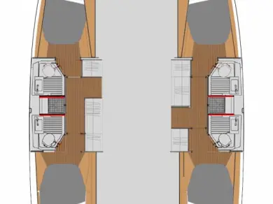 Fountaine Pajot Astrea 42 jednotlivci a charterové společnosti v Pomer