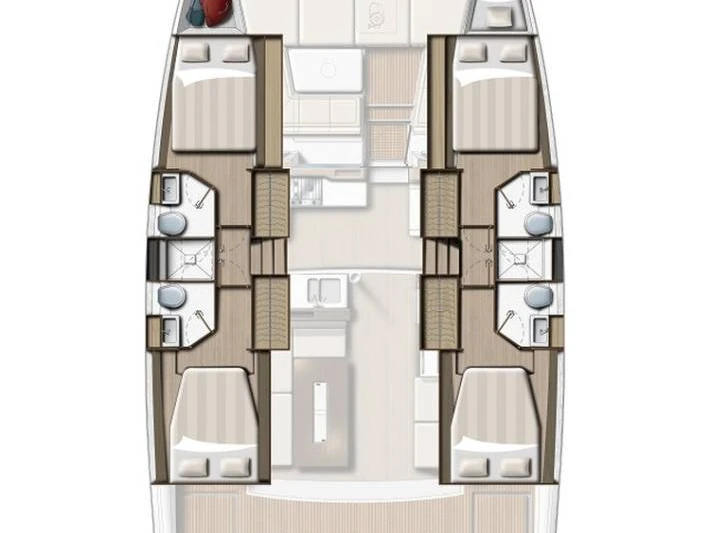 Pronájem lodi Bali Bali 4.2 v Mai Khao na Samboatu