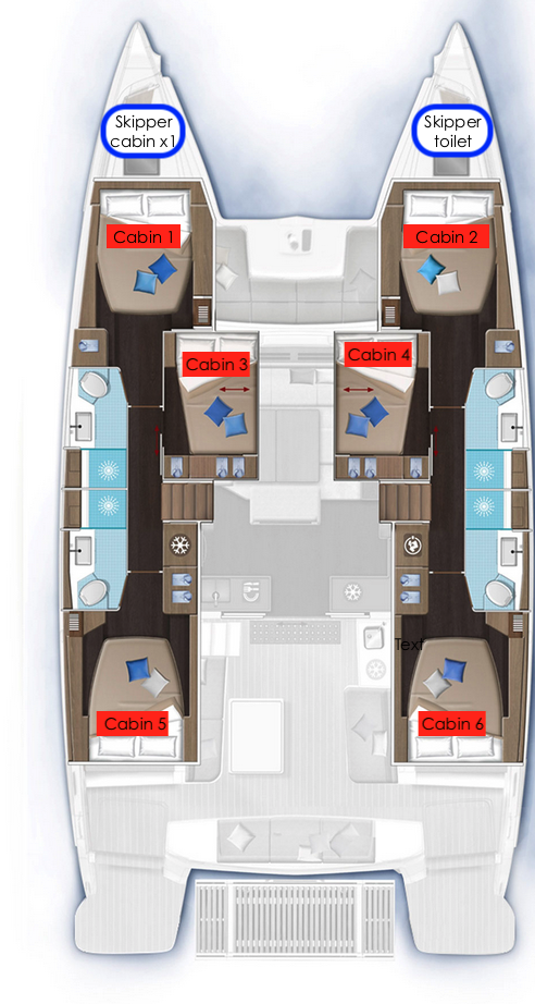 Pronajmout si Lagoon Lagoon 51 v Mai Khao