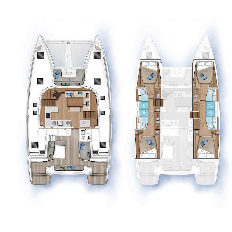 Pronájem lodi Lagoon Lagoon 46 v Fethiye na Samboatu