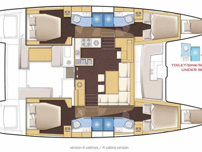 Pronajmout si Lagoon Lagoon 450 v Parham Town
