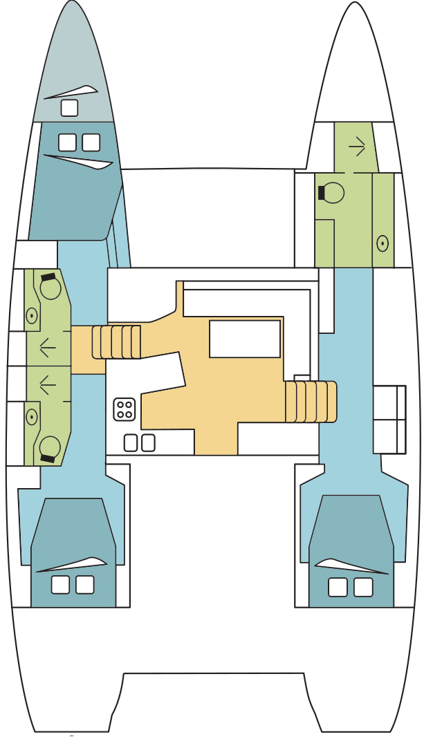 Pronájem lodi Parham Town lákavé ceny Lagoon 450 F