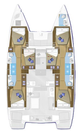 Pronájem lodi Lagoon Lagoon 50 v Parham Town na Samboatu