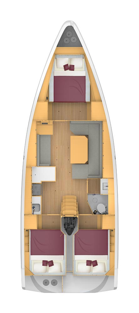 Pronájem Plachetnice v Trogir -Bavaria Bavaria C42