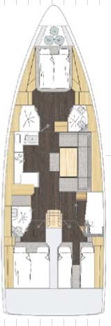 Pronájem lodi Biograd Na Moru lákavé ceny Bavaria C46 Ocean - 4 cab.