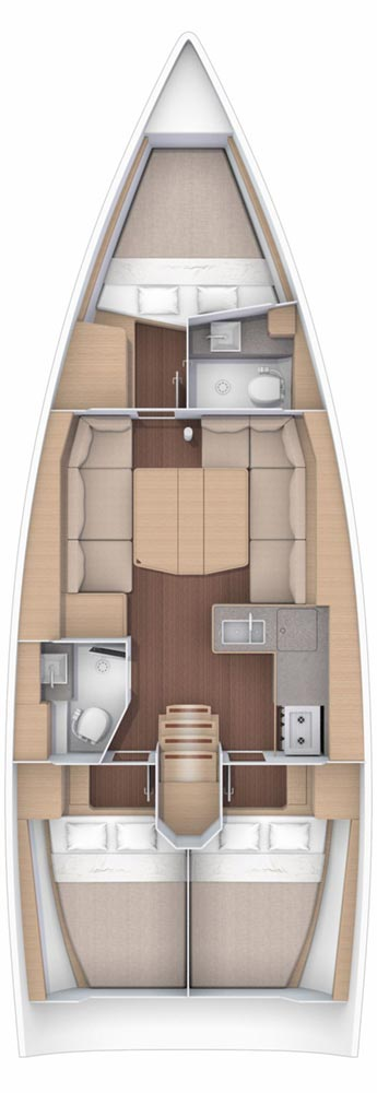 Pronájem lodi Dufour Dufour 390 v Trogir na Samboatu