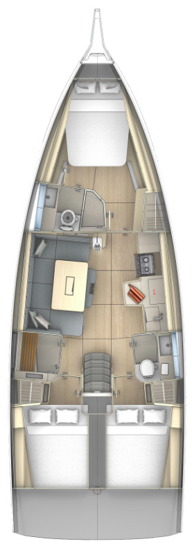 Dufour Dufour 41 jednotlivci a charterové společnosti v Trogir