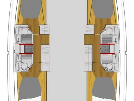 Fountaine Pajot Astrea 42 jednotlivci a charterové společnosti v Biograd Na Moru