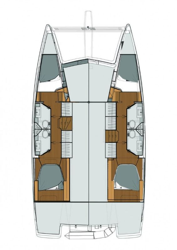 Pronajmout Katamarán se skipperem či ne Fountaine Pajot v Murter-Kornati
