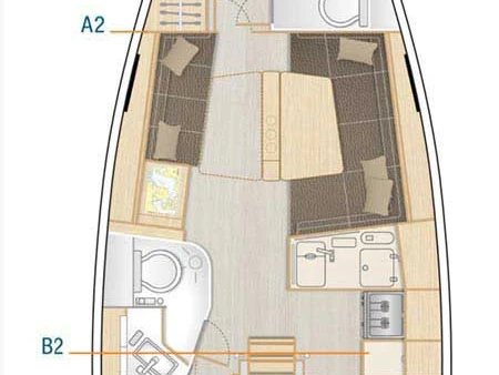 Pronájem jachty v Šibenik  -Hanse Hanse 388 na Samboatu
