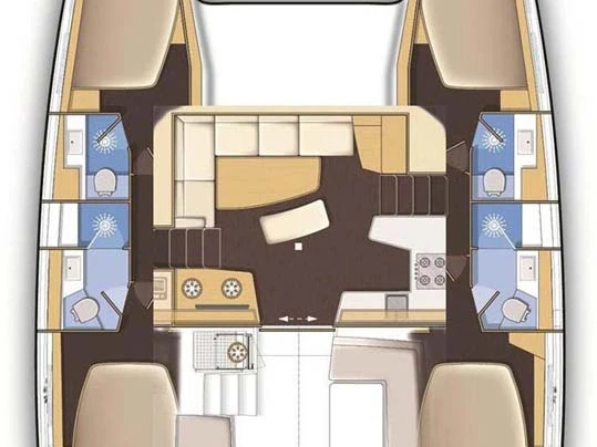 Pronajmout si Lagoon Lagoon 42 v Šibenik 