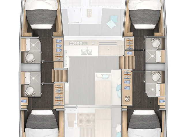 Pronájem Katamarán v Šibenik  -Lagoon Lagoon 43