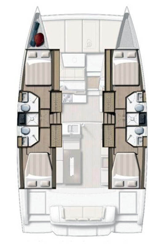 Pronájem Katamarán Bali s licencí