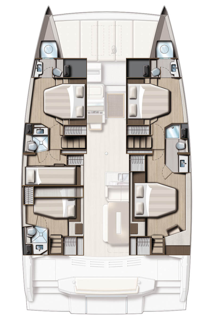 Pronajmout Katamarán se skipperem či ne Bali v Road Town