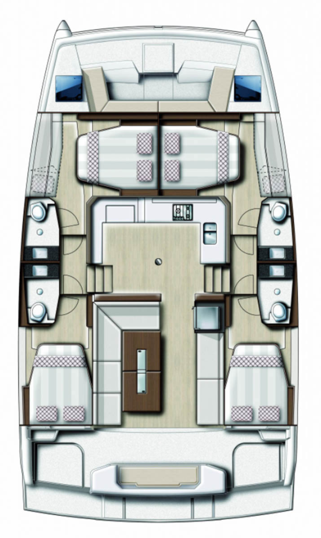 Pronájem lodi Komolac lákavé ceny Bali Catspace Voile