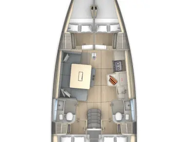 Pronájem Plachetnice v Donji Seget -Dufour Dufour 41