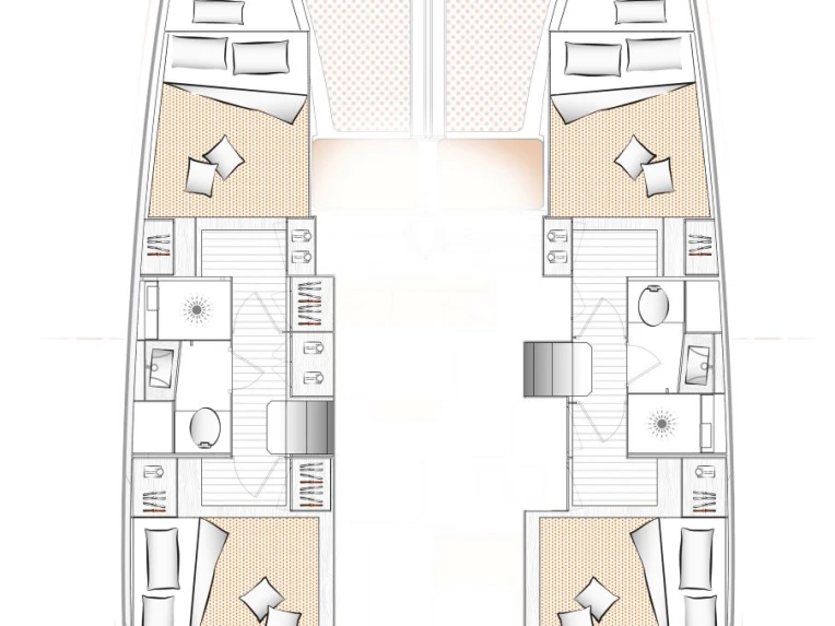 Pronájem Katamarán Excess s licencí