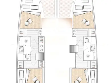 Pronájem Katamarán Excess s licencí