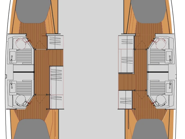 Pronájem Katamarán v Donji Seget -Fountaine Pajot Astrea 42